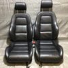 2000-2006 Audi TT Coupe Black Leather Front Seats