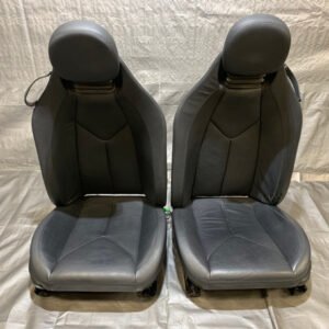 2005-2006 Mercedes Benz SLK R171 Black Nappa Leather Seats